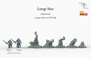 Mutant Plants - Print Your Monsters Fantastic Plants and Rocks Resin Terrain Wargaming D&D DnD
