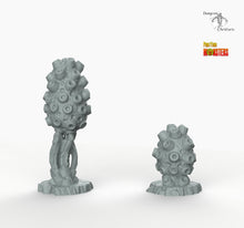 Load image into Gallery viewer, Poisonous Sponge Plants - Print Your Monsters Fantastic Plants and Rocks Resin Terrain Wargaming D&amp;D DnD