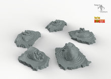 Load image into Gallery viewer, Ruins of Crystal Dragon Eggs - Print Your Monsters Fantastic Plants and Rocks Terrain Wargaming D&amp;D DnD