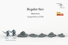 Load image into Gallery viewer, Ruins of Crystal Dragon Eggs - Print Your Monsters Fantastic Plants and Rocks Terrain Wargaming D&amp;D DnD