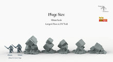 Load image into Gallery viewer, Sci-fi Cubic Stones - Print Your Monsters Fantastic Plants and Rocks Resin Terrain Wargaming