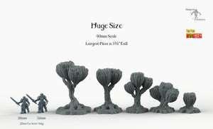 Sci-fi Unknown Flowers - Print Your Monsters Fantastic Plants Rocks Resin Terrain Wargaming D&D DnD