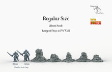 Load image into Gallery viewer, Underwater Sponge Rocks - Print Your Monsters Fantastic Plants and Rocks Resin Terrain Wargaming D&amp;D DnD