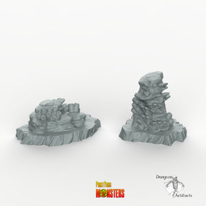 Underwater Coral - Print Your Monsters Fantastic Plants and Rocks Resin Terrain Wargaming D&D DnD