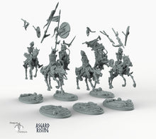 Load image into Gallery viewer, Draugr Cavalry - Barrow Wights - Asgard Rising Skeleton Army Wargaming Undead Miniatures D&amp;D DnD