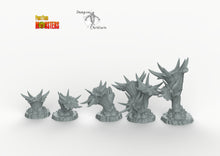 Load image into Gallery viewer, Venemous Flowers - Print Your Monsters Fantastic Plants and Rocks Resin Terrain Wargaming D&amp;D DnD