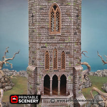 Load image into Gallery viewer, Arcanist&#39;s Tower - 15mm 28mm 32mm Shadowfey D&amp;D DnD Arcanist