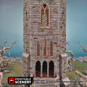 Arcanist's Tower - 15mm 28mm 32mm Shadowfey D&D DnD Arcanist