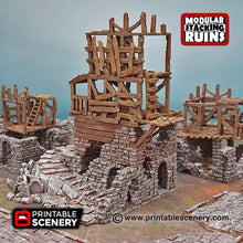 Load image into Gallery viewer, Rickety Lodgings - Shadowfey Wilds 15mm 28mm 32mm Wargaming Terrain D&amp;D, DnD