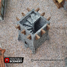 Load image into Gallery viewer, Port Winterdale Watchtower - Shadowfey Wilds 15mm 28mm 32mm Wargaming Terrain D&amp;D, DnD