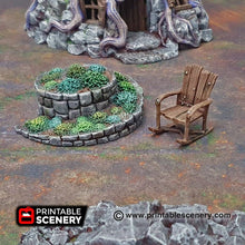 Load image into Gallery viewer, Witch&#39;s Hovel - Shadowfey Wilds 28mm 32mm Wargaming Terrain D&amp;D, DnD