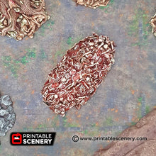 Load image into Gallery viewer, Corpse Piles - 28mm 32mm Printable Scenery Shadowfey Wilds Resin Terrain Wargaming D&amp;D DnD