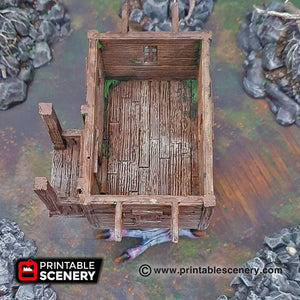 Baba Yaga's Cottage - Shadowfey Wilds 15mm 28mm 32mm Wargaming Terrain D&D, DnD