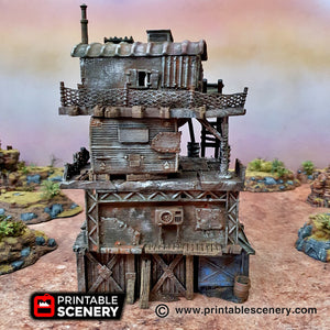 Slum Stacks - 28mm 20mm 32mm Brave New Worlds Wasteworld Gaslands Terrain D&D DnD