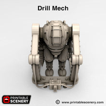 Load image into Gallery viewer, Drill Mech - Brave New Worlds Sanctuary-17 Miniatures Wargaming D&amp;D DnD