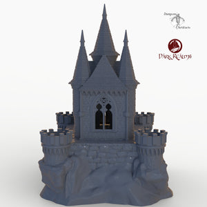 Dracul Small Chapel - 15mm 28mm 32mm Dracula Dark Realms Medieval Scenery Mansion Wargaming Terrain Scatter D&D DnD