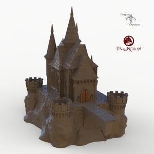 Dracul Small Chapel - 15mm 28mm 32mm Dracula Dark Realms Medieval Scenery Mansion Wargaming Terrain Scatter D&D DnD