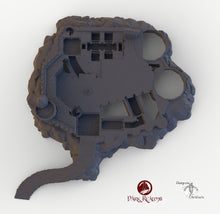 Load image into Gallery viewer, Dracul Castle Base - 15mm 28mm 32mm Dracula Dark Realms Medieval Scenery Dungeon Wargaming Terrain Scatter D&amp;D DnD