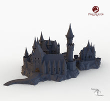 Load image into Gallery viewer, Dracul Castle Complete - 15mm 28mm 32mm Dark Realms Medieval Scenery Wargaming Terrain Scatter D&amp;D DnD
