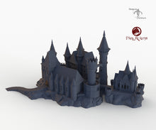 Load image into Gallery viewer, Dracul Castle Complete - 15mm 28mm 32mm Dark Realms Medieval Scenery Wargaming Terrain Scatter D&amp;D DnD