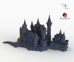 Dracul Castle Complete - 15mm 28mm 32mm Dark Realms Medieval Scenery Wargaming Terrain Scatter D&D DnD