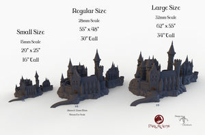 Dracul Castle Complete - 15mm 28mm 32mm Dark Realms Medieval Scenery Wargaming Terrain Scatter D&D DnD