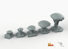Load image into Gallery viewer, Alien Ruin Spheres - Print Your Monsters Fantastic Plants and Rocks Resin Terrain Wargaming D&amp;D DnD