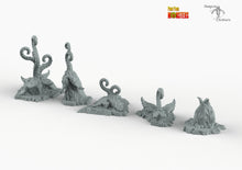 Load image into Gallery viewer, Alien Tentacle Plants - Print Your Monsters Fantastic Plants and Rocks Resin Terrain Wargaming D&amp;D DnD
