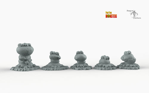 Ancient Cannibal Stones - Print Your Monsters Fantastic Plants and Rocks Resin Terrain Wargaming D&D DnD