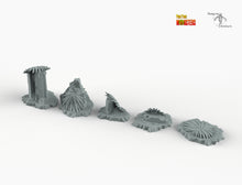 Load image into Gallery viewer, Aztec Plants - Print Your Monsters Fantastic Plants and Rocks Resin Terrain Wargaming D&amp;D DnD