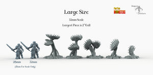 Carnivorous Plants - Print Your Monsters Fantastic Plants and Rocks Resin Terrain Wargaming D&D DnD