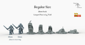 Cyber Stones - Print Your Monsters Fantastic Plants and Rocks Resin Terrain Wargaming D&D DnD