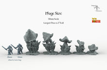 Load image into Gallery viewer, Dangerous Mushrooms - Print Your Monsters Fantastic Plants and Rocks Resin Terrain Wargaming D&amp;D DnD