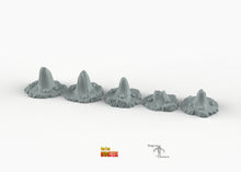 Load image into Gallery viewer, Deadly Lava Stones - Print Your Monsters Fantastic Plants and Rocks Tar Pit Terrain Wargaming D&amp;D DnD