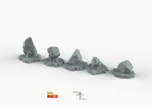 Load image into Gallery viewer, Demonic Basalt - Print Your Monsters Fantastic Plants and Rocks Resin Terrain Wargaming D&amp;D DnD