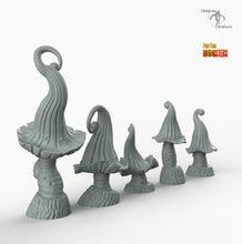 Load image into Gallery viewer, Enchanted Mushrooms - Print Your Monsters Fantastic Plants and Rocks Resin Terrain Wargaming D&amp;D DnD