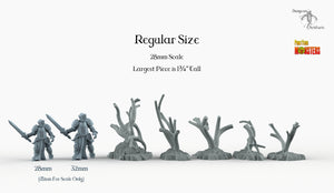 Fantasy Trees - Print Your Monsters Fantastic Plants and Rocks Resin Terrain Wargaming D&D DnD