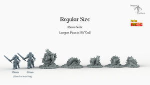 Giant Brambles - Print Your Monsters Fantastic Plants and Rocks Resin Terrain Wargaming D&D DnD