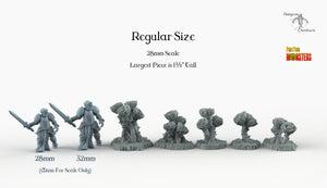 Giant Mystic Roses - Print Your Monsters Fantastic Plants and Rocks Resin Terrain Wargaming D&D DnD