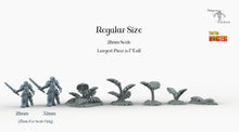 Load image into Gallery viewer, Green Monstera - Print Your Monsters Fantastic Plants and Rocks Resin Terrain Wargaming D&amp;D DnD
