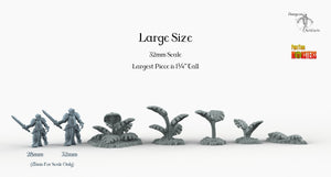 Green Monstera - Print Your Monsters Fantastic Plants and Rocks Resin Terrain Wargaming D&D DnD