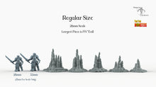 Load image into Gallery viewer, Ice Stalagmites - Print Your Monsters Fantastic Plants and Rocks Resin Terrain Wargaming D&amp;D DnD