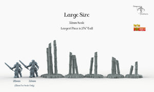 Magic Bamboo Groves - Print Your Monsters Fantastic Plants and Rocks Resin Terrain Wargaming D&D DnD