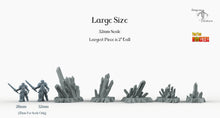 Load image into Gallery viewer, Magic Crystals - Cave Quartz - Print Your Monsters Fantastic Plants and Rocks Terrain Wargaming D&amp;D DnD