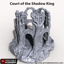 Load image into Gallery viewer, Court of the Shadow King - Shadowfey Wilds 15mm 28mm 32mm Wargaming Terrain D&amp;D, DnD