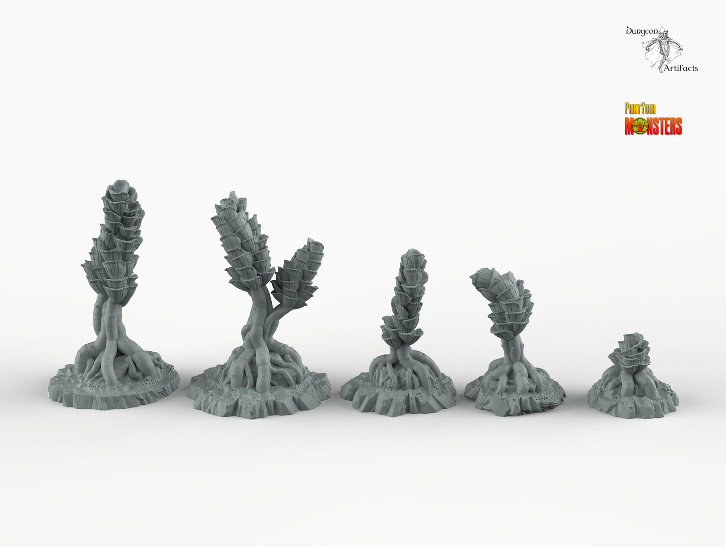 Outer World Mangrove - Print Your Monsters Fantastic Plants and Rocks Resin Terrain Wargaming D&D DnD