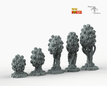 Load image into Gallery viewer, Poisonous Sponge Plants - Print Your Monsters Fantastic Plants and Rocks Resin Terrain Wargaming D&amp;D DnD