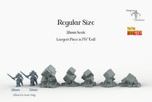 Load image into Gallery viewer, Sci-fi Cubic Stones - Print Your Monsters Fantastic Plants and Rocks Resin Terrain Wargaming