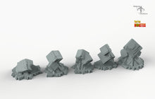 Load image into Gallery viewer, Sci-fi Cubic Stones - Print Your Monsters Fantastic Plants and Rocks Resin Terrain Wargaming
