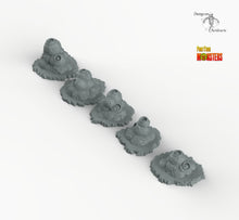 Load image into Gallery viewer, Sci-fi Plants - Print Your Monsters Fantastic Plants and Rocks Resin Terrain Wargaming D&amp;D DnD